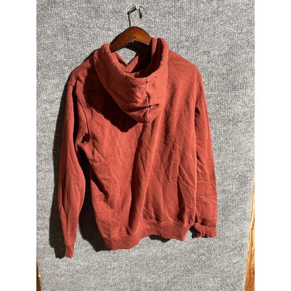 The North Face Hoodie Sweatshirt Mens Medium Red Bear Graphic Pullover Fleece - Picture 2 of 10